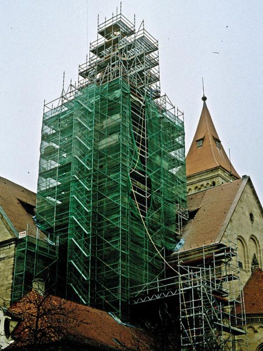 Ellwangen Basilika Südturm 1991