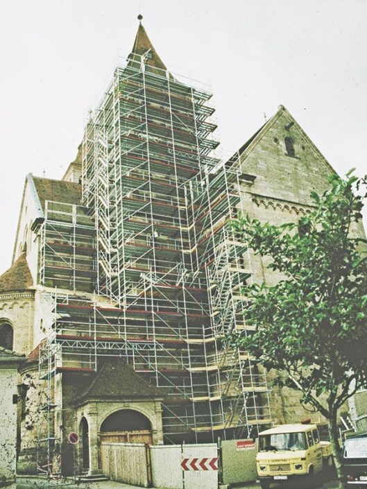 Ellwangen Basilika Nordturm 1990